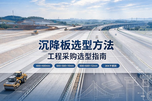 月湖沉降板选择方法