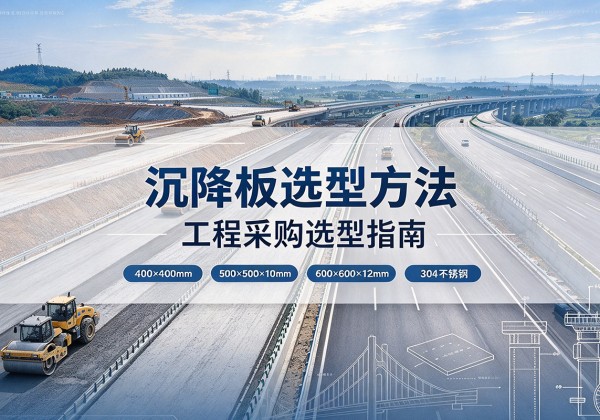 月湖沉降板选择方法