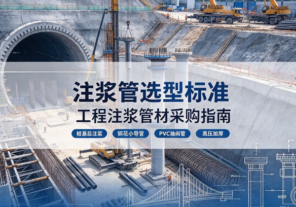 月湖注浆管选型标准